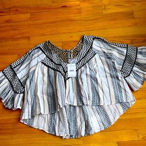 Free People Cotton cropped top